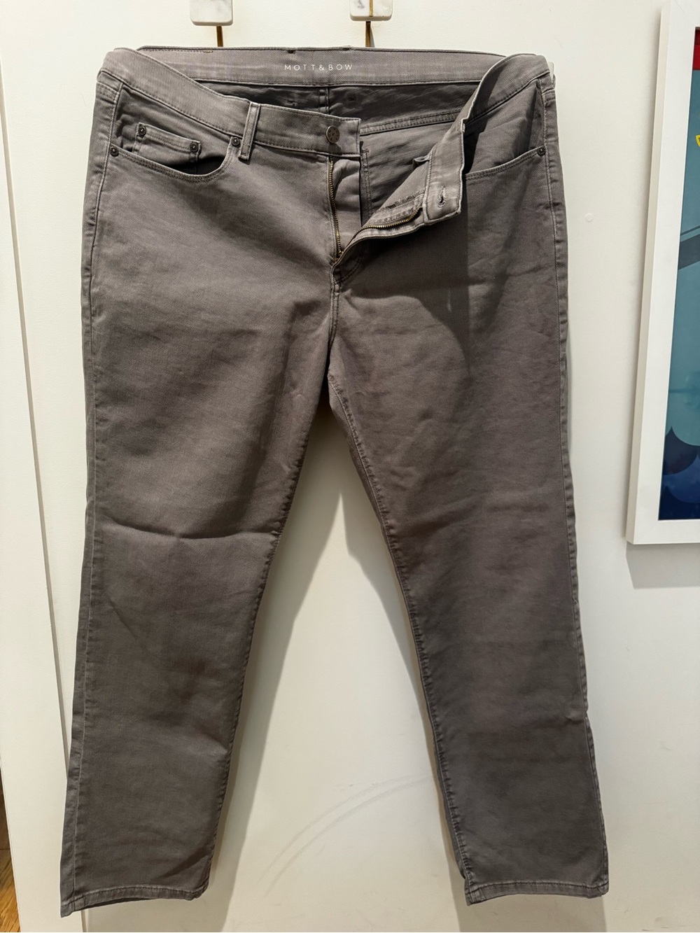 Mott & Bow Slim Gray “Mercer” Jeans | NWOT